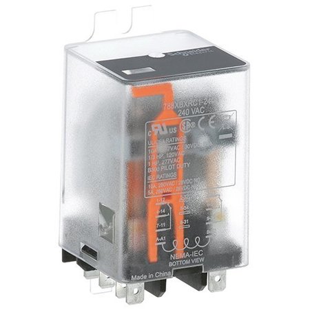 LINCOLN Relay 4P 15A 240V 51142SP